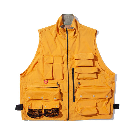 F/CE Men Flame Resistant Utility Vest Mustard - TOPS - Canada