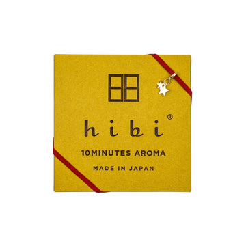 Hibi Incense Japanese Fragrance Gift Box of 3 Yellow (Cypress Sandalwood Yuzu) Made In Japan - INCENSE - Canada