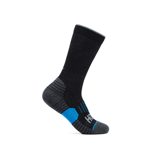 Hoka One One Crew Run Sock 3-Pack White Black Grey 1122931-WBGR - ACCESSORIES - Canada