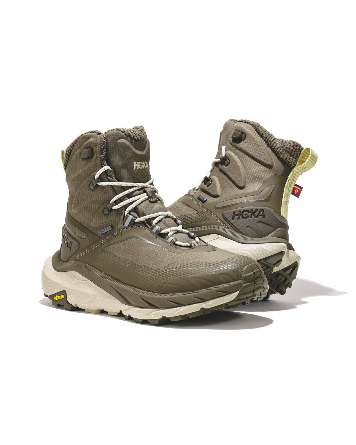 Hoka One One Men Kaha 2 Frost GTX Antique Olive Oyster Mushroom 1155194-AMS - FOOTWEAR - Canada