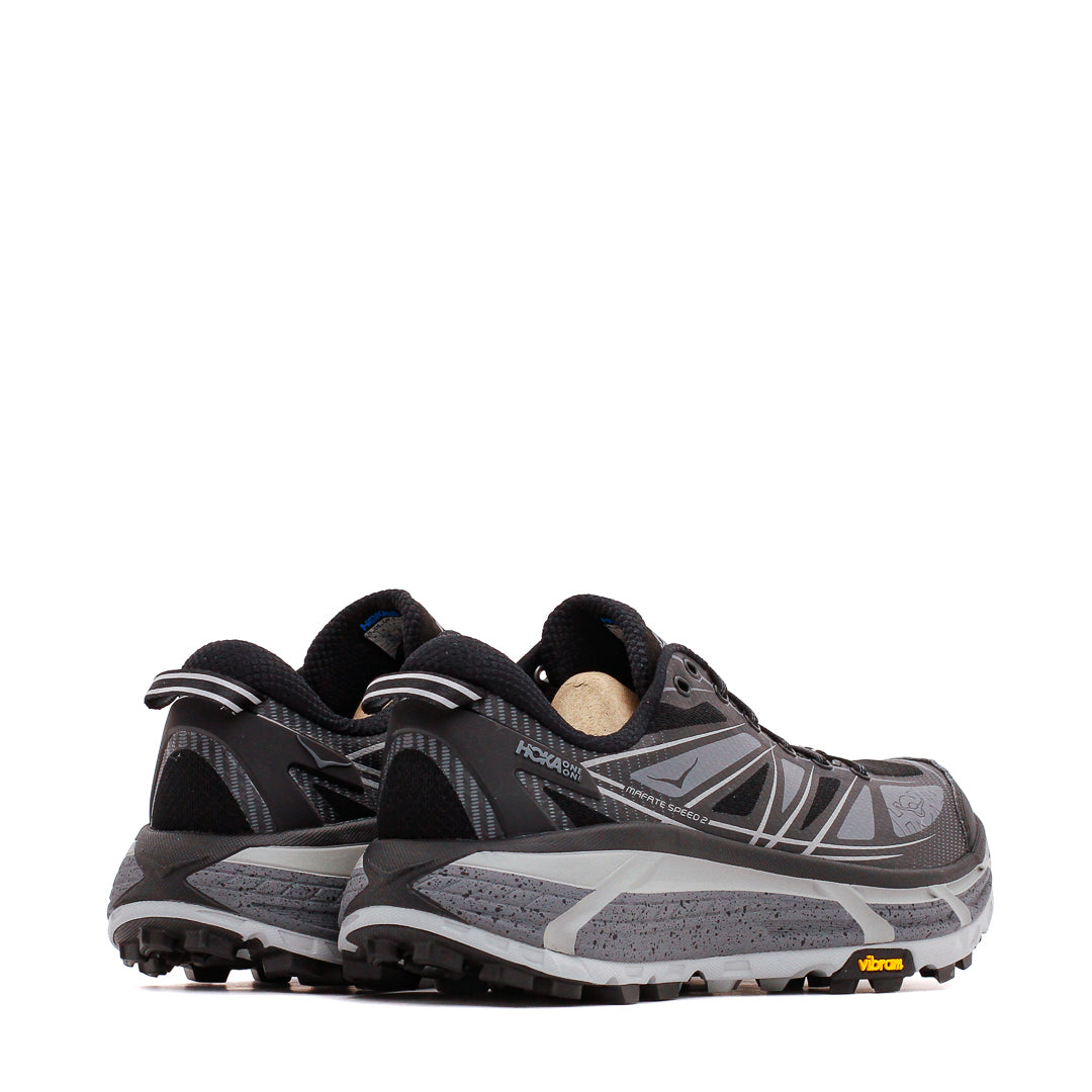 Hoka One Men Mafate Speed 2 Black Castlerock 1126851-BCSTL - FOOTWEAR Canada