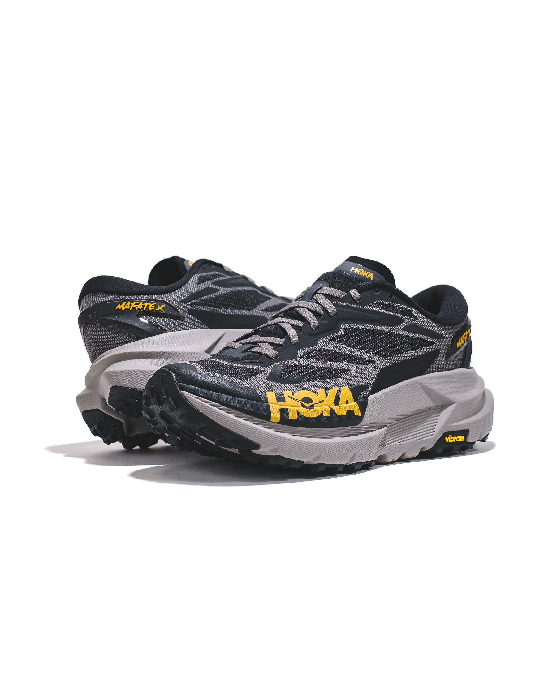 Hoka One One Men Mafate X Black Cement 1161990-BCMN - FOOTWEAR - Canada