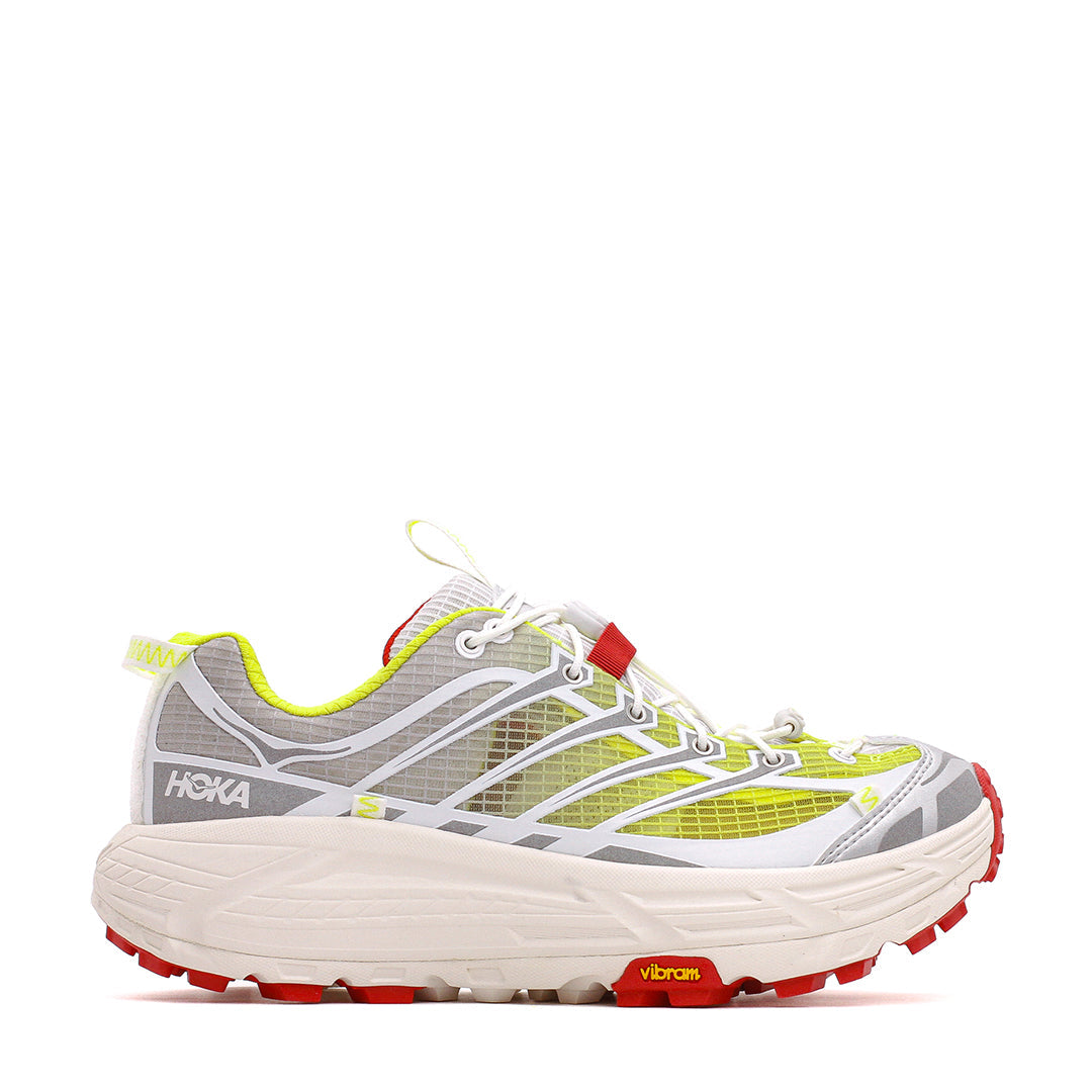 Hoka One One Men x Nicole McLaughlin Mafate Three2 White Neon Yellow Core 1153931-WNN Secondary image