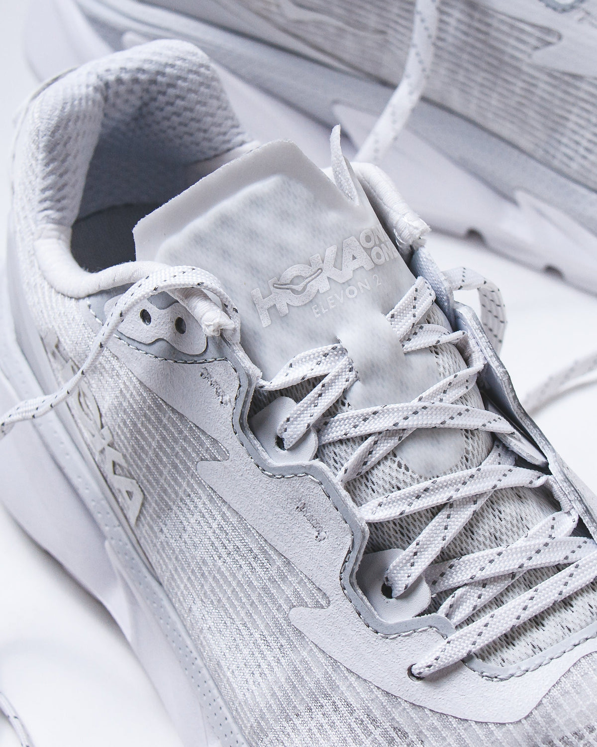 Hoka One One Unisex Elevon 2 TS White Cosmic Grey 1165230-WMC - FOOTWEAR - Canada