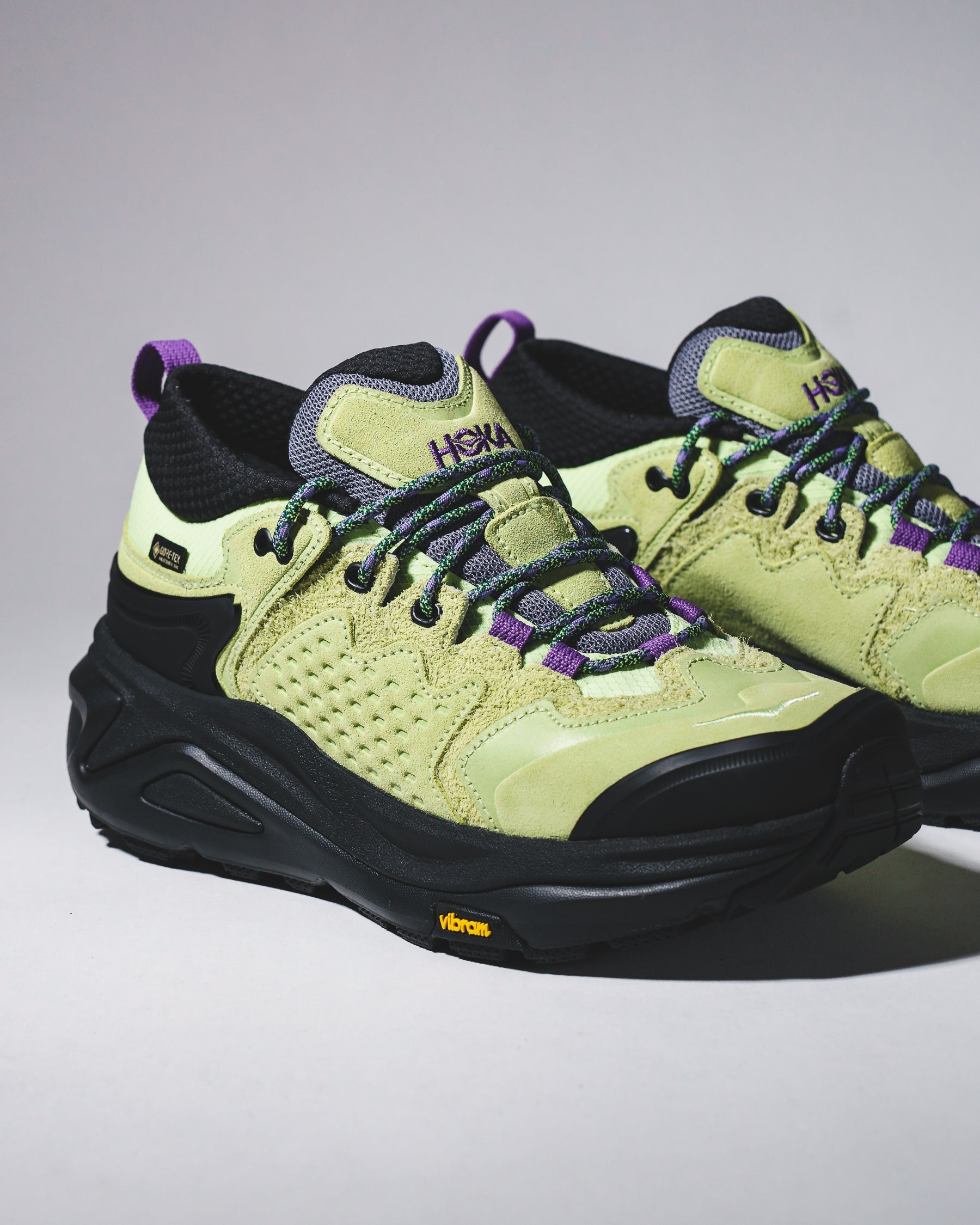 Hoka One One Unisex Kaha 3 Low GTX TP Honeydew Black 1168951-HWB - FOOTWEAR - Canada