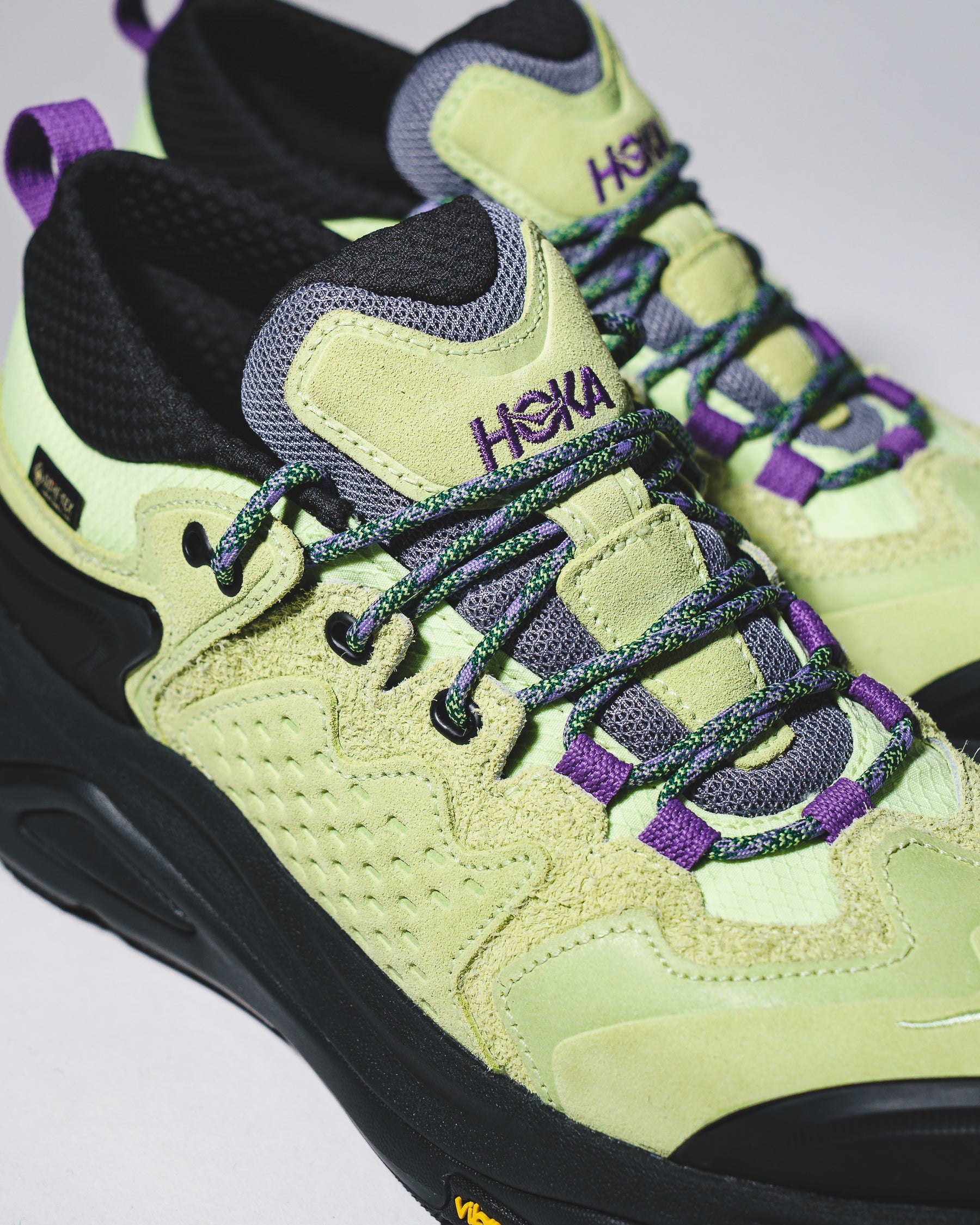 Hoka One One Unisex Kaha 3 Low GTX TP Honeydew Black 1168951-HWB - FOOTWEAR - Canada