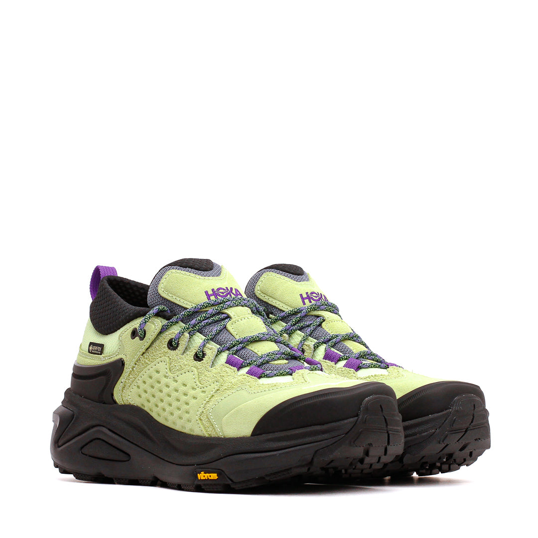 Hoka One One Unisex Kaha 3 Low GTX TP Honeydew Black 1168951-HWB - FOOTWEAR - Canada