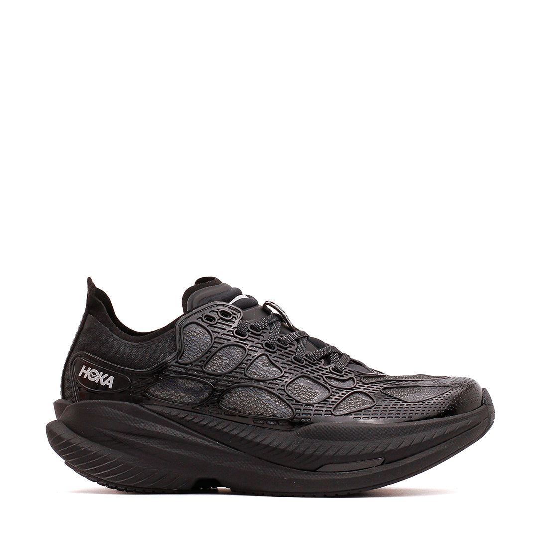Hoka One One Unisex Mach X Caged Black Midnight Blue 1168932-BMD - FOOTWEAR - Canada Main image