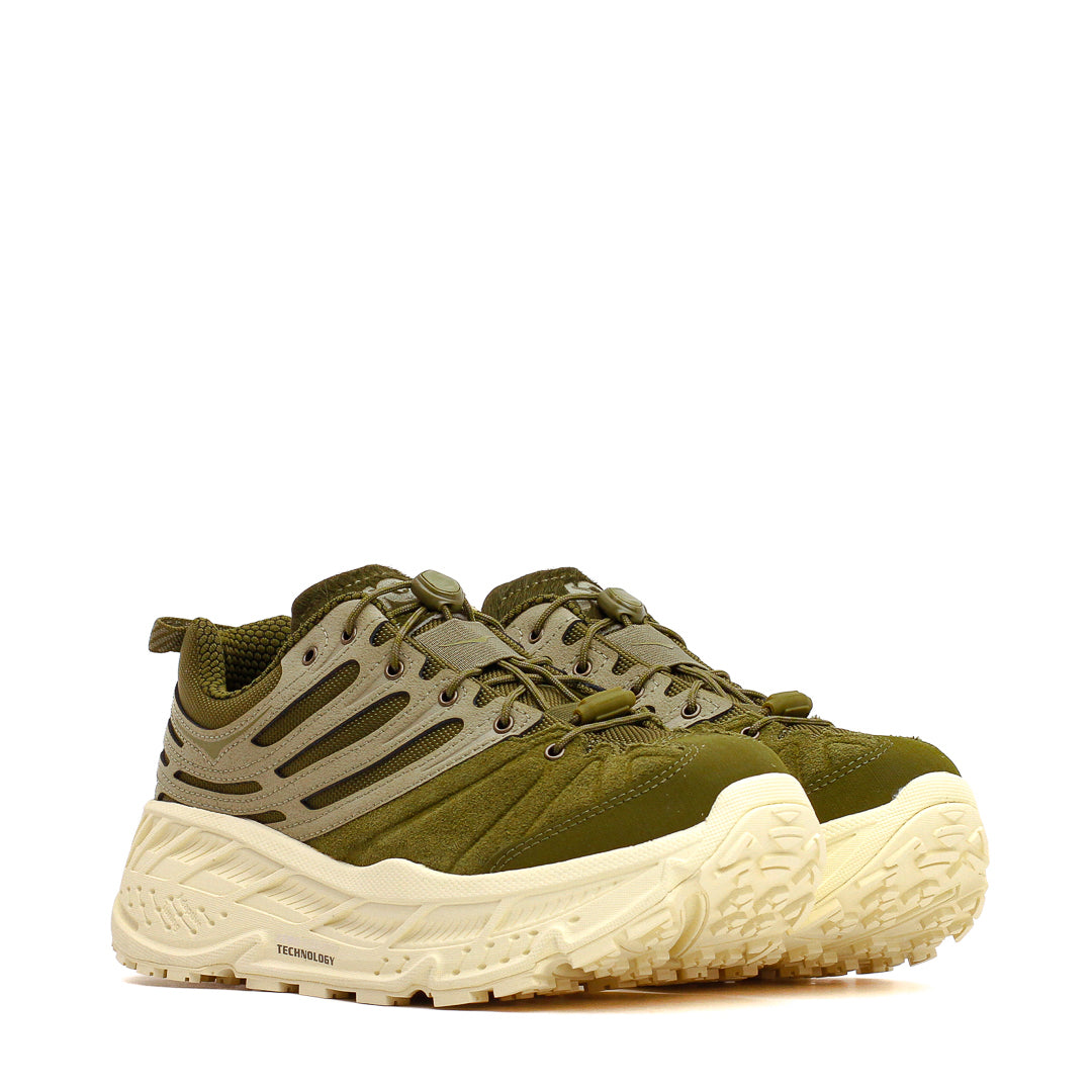 Hoka One One Unisex Stinson EVO OG TP Moss Green Wild Mushroom 1166450-MRNW - FOOTWEAR - Canada