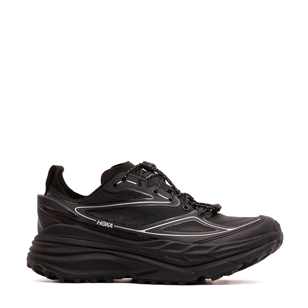 Hoka One One Unisex Stinson One7 Black Silver 1168931-BKSV - FOOTWEAR - Canada