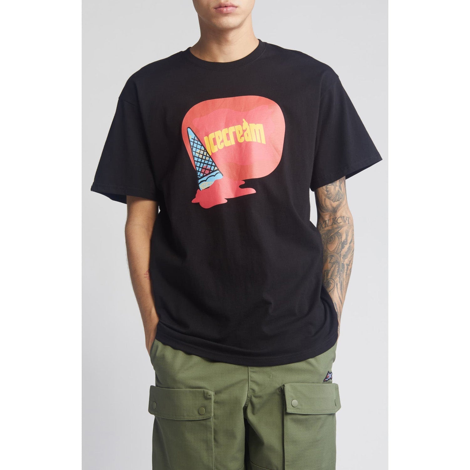 ICECREAM Men Cone Classic SS Tee Black Secondary image