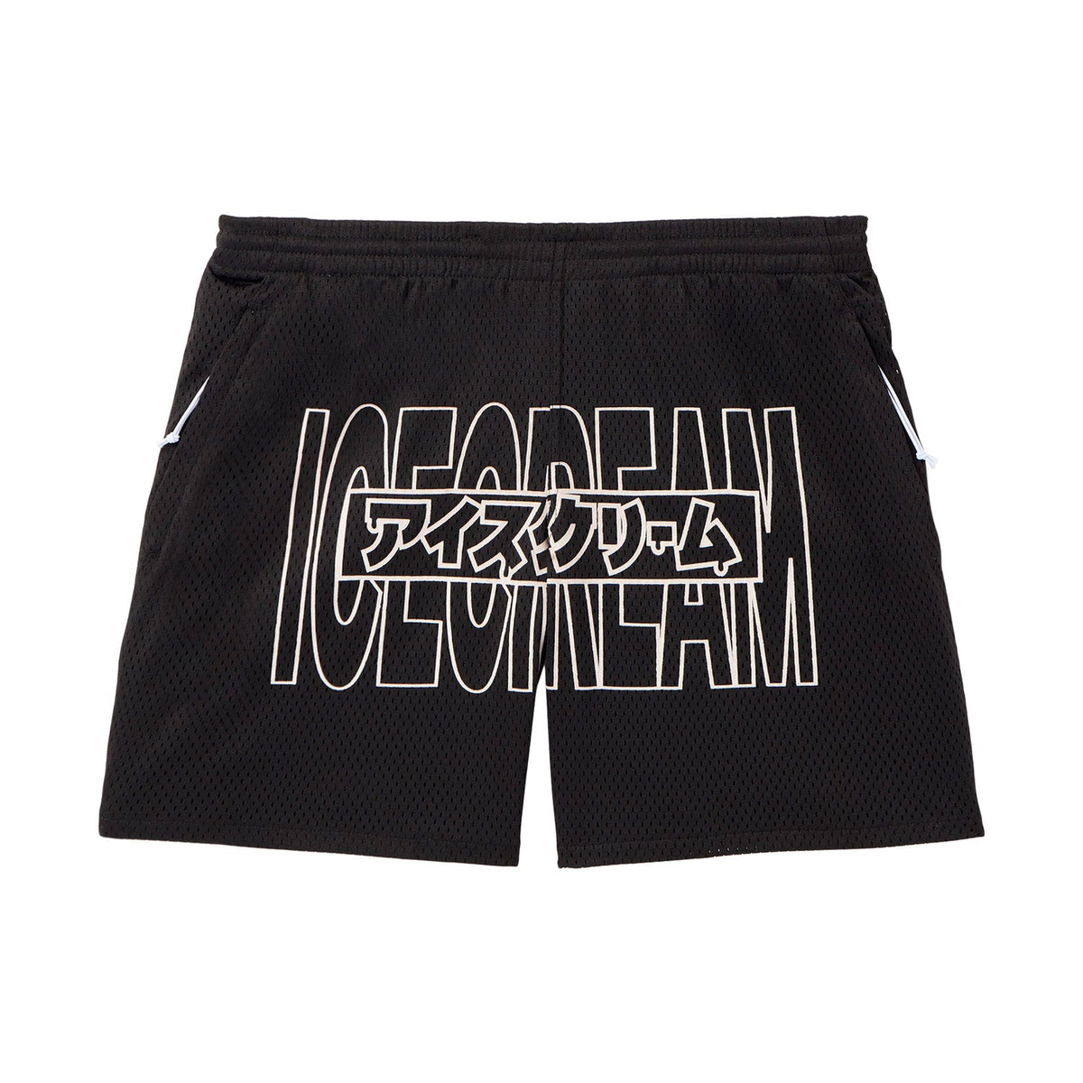ICECREAM Men Katakana Shorts Black - SHORTS - Canada Main image