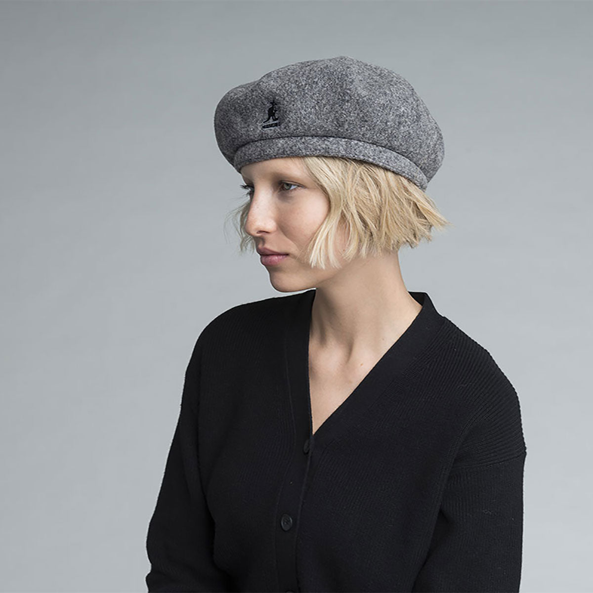 Kangol Wool Jax Beret Flannel - HEADWEAR - Canada