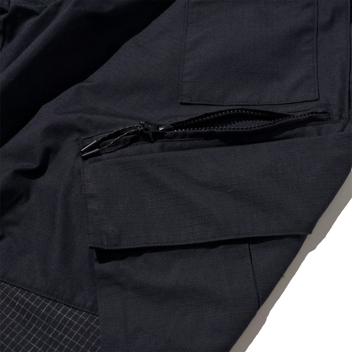 LAKH Big Pocket in pockets Cargo Pants Black - BOTTOMS - Canada
