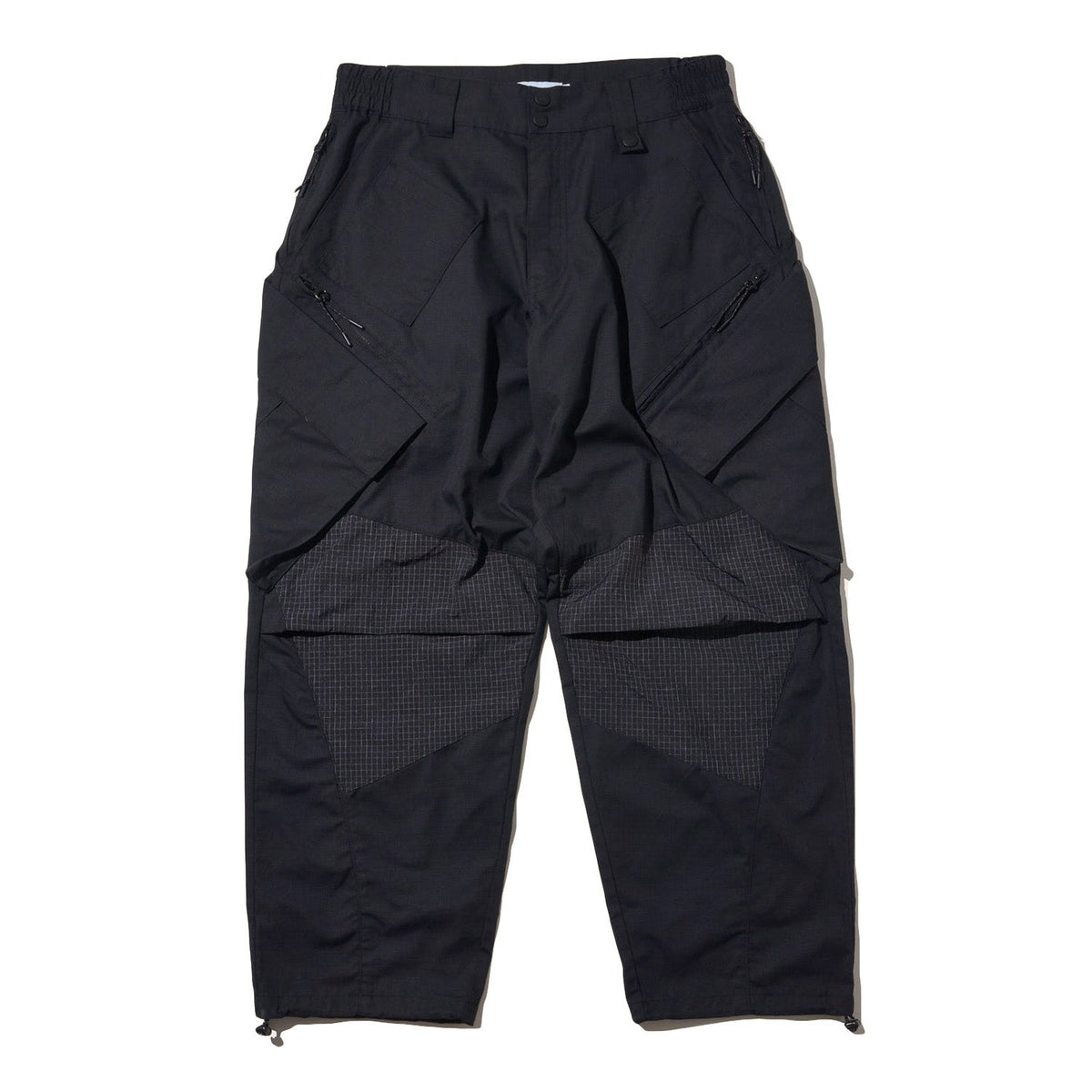 LAKH Big Pocket in pockets Cargo Pants Black - BOTTOMS - Canada