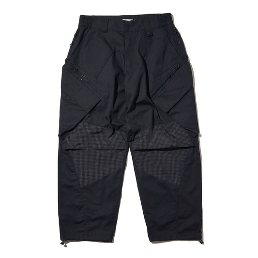 LAKH Big Pocket in pockets Cargo Pants Black - BOTTOMS - Canada