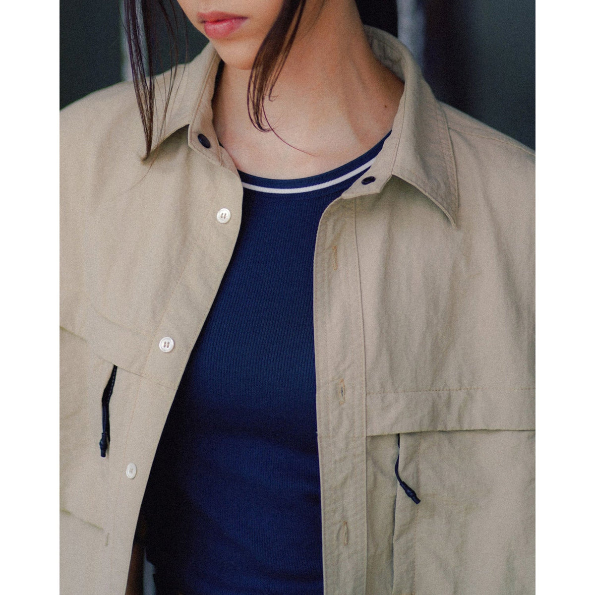 LAKH Breathable Western Field Shirt Khaki - TOPS - Canada