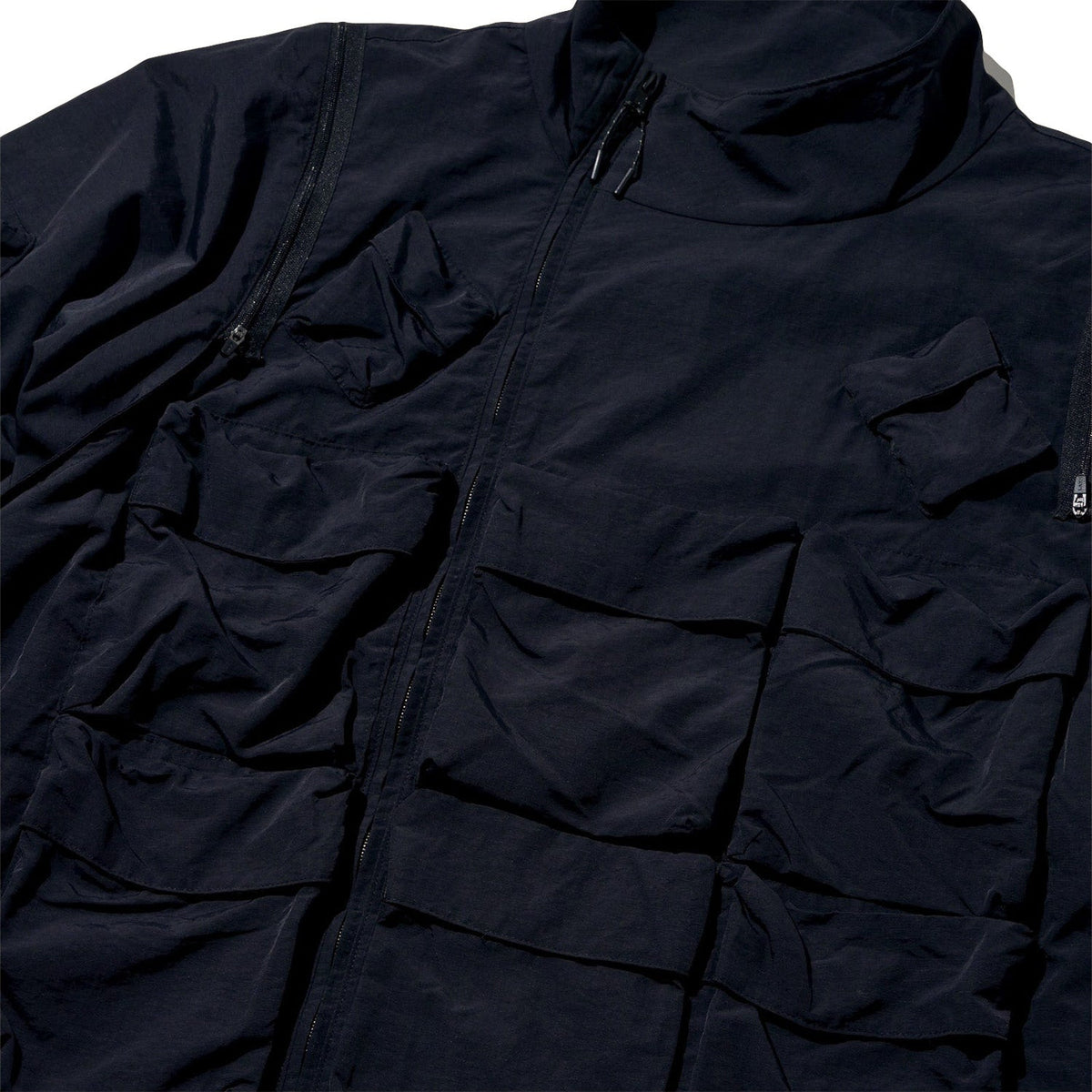 LAKH Double-way Detachable Vest Jacket Black - TOPS - Canada