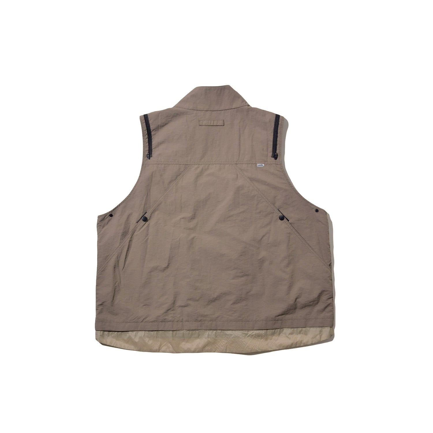 LAKH Double-way Detachable Vest Jacket Kahki - TOPS - Canada