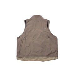 LAKH Double-way Detachable Vest Jacket Kahki - TOPS - Canada