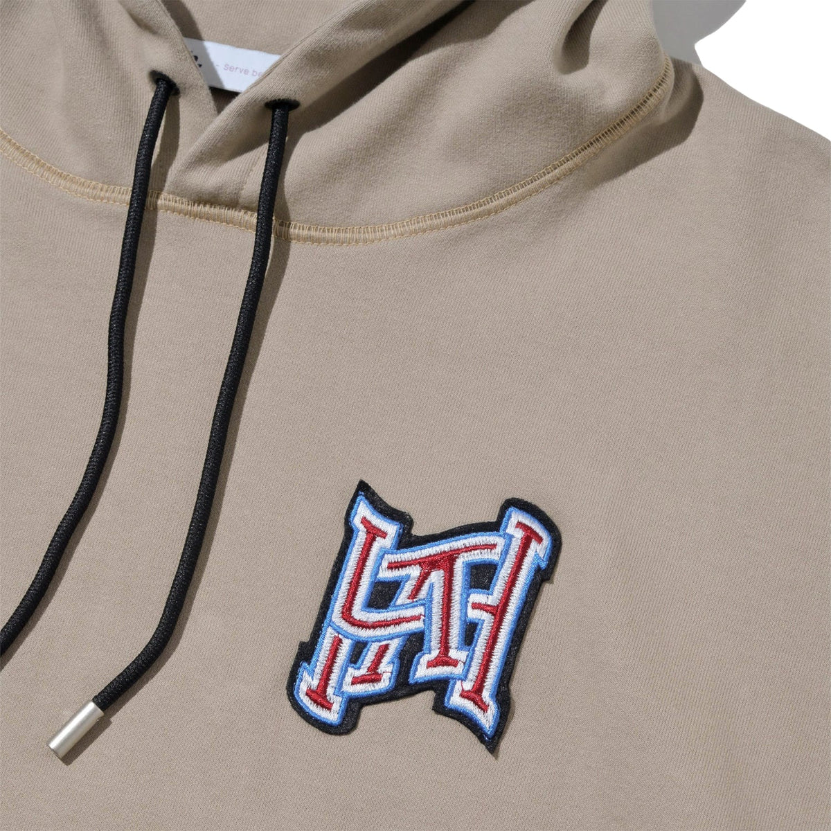 LAKH Embroidery Hooded Sweatshirt Ash - SWEATERS - Canada