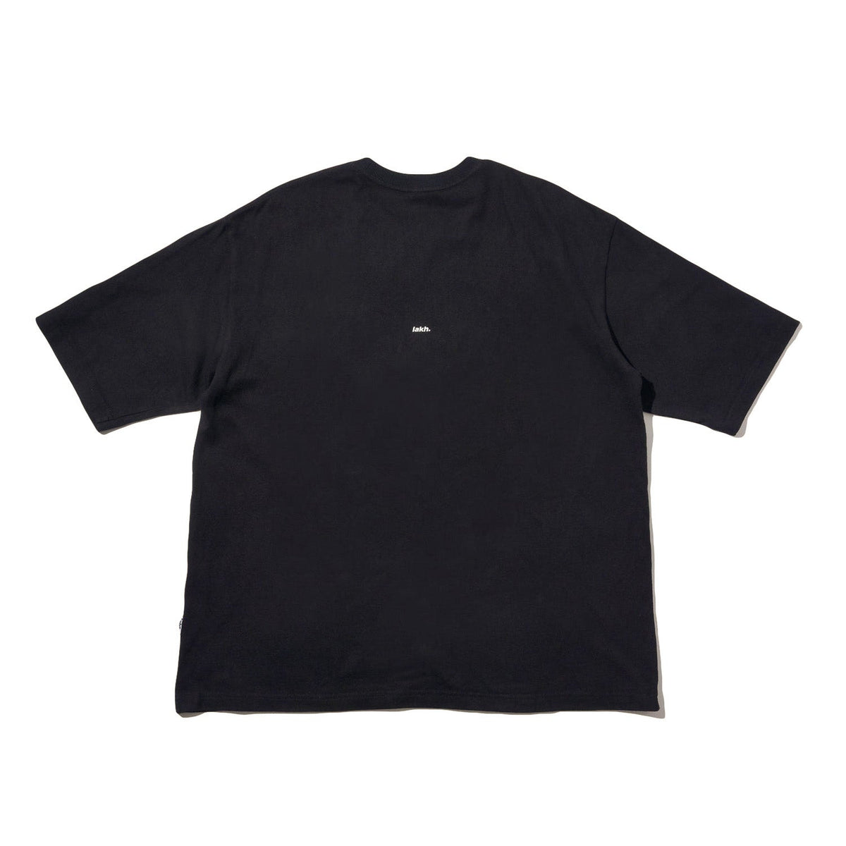 LAKH Patchwork Logo Half Sleeve Tee Black - T-SHIRTS - Canada