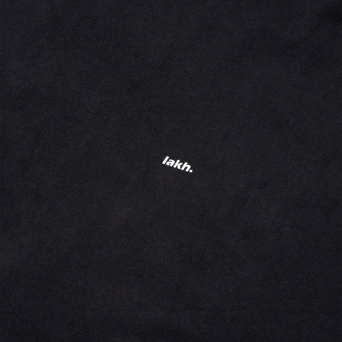 LAKH Patchwork Logo Half Sleeve Tee Black - T-SHIRTS - Canada