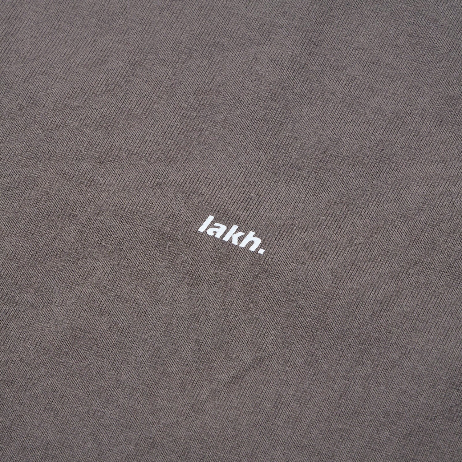 LAKH Patchwork Logo Half Sleeve Tee Grey - T-SHIRTS - Canada