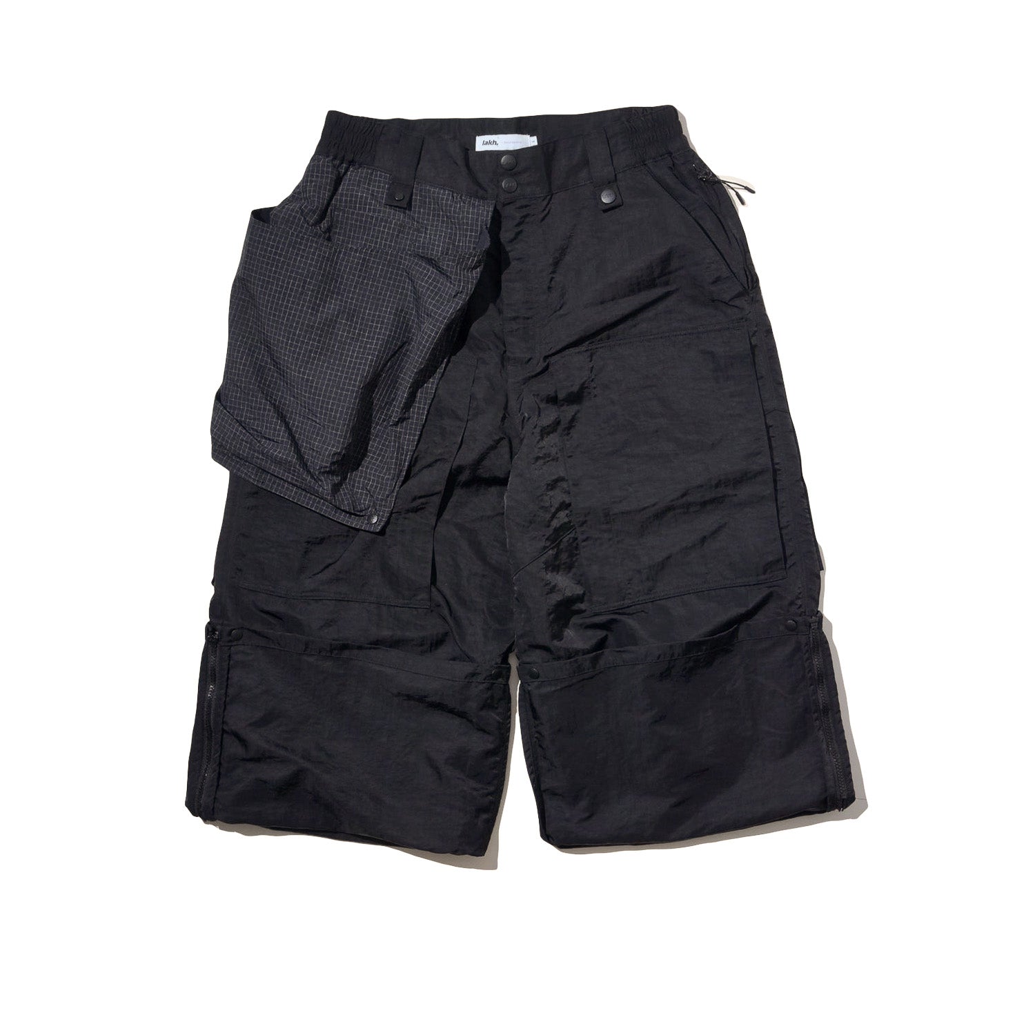 LAKH Reformed Heli-Crew Flared Pants Black Secondary image