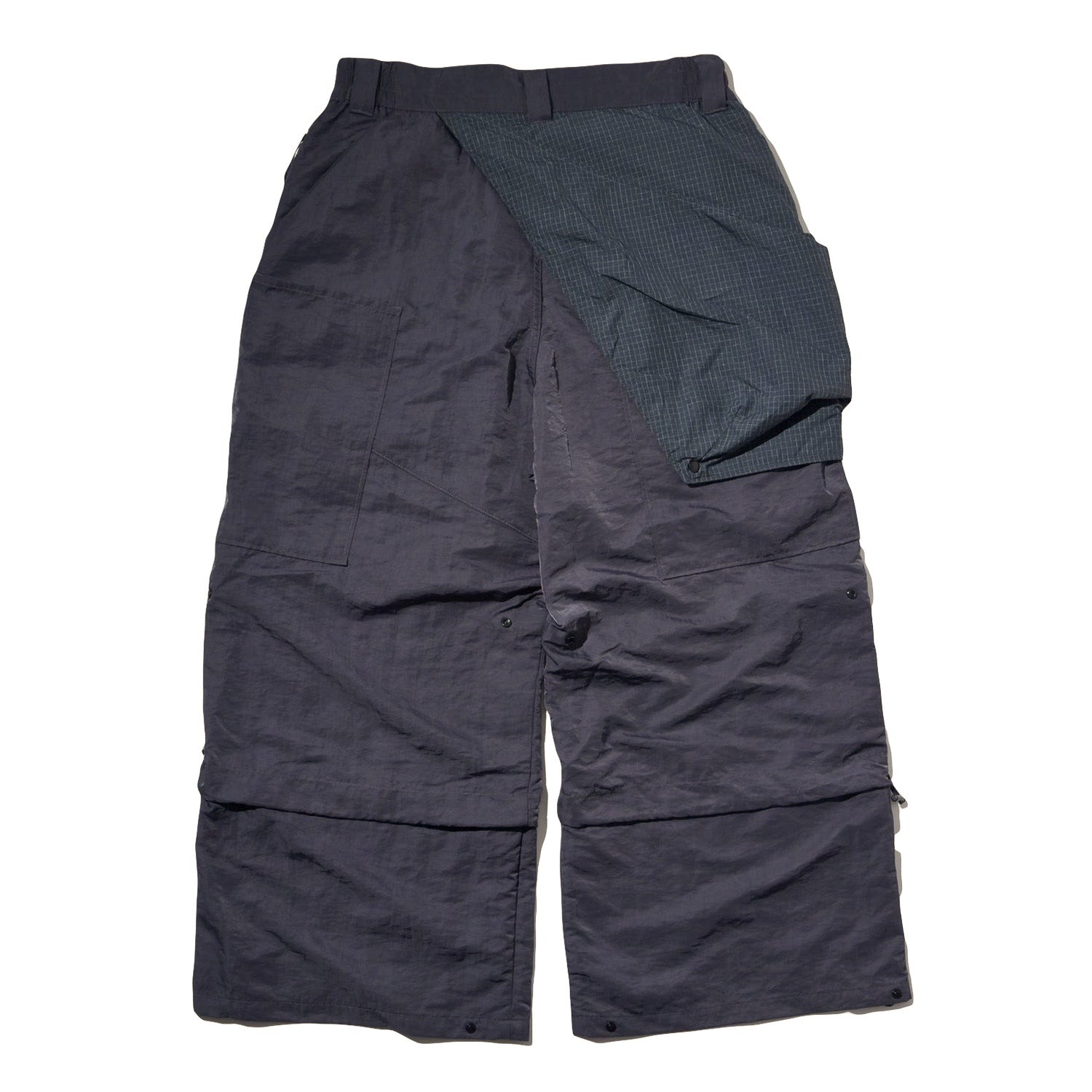 LAKH Reformed Heli-Crew Flared Pants Grey - BOTTOMS - Canada