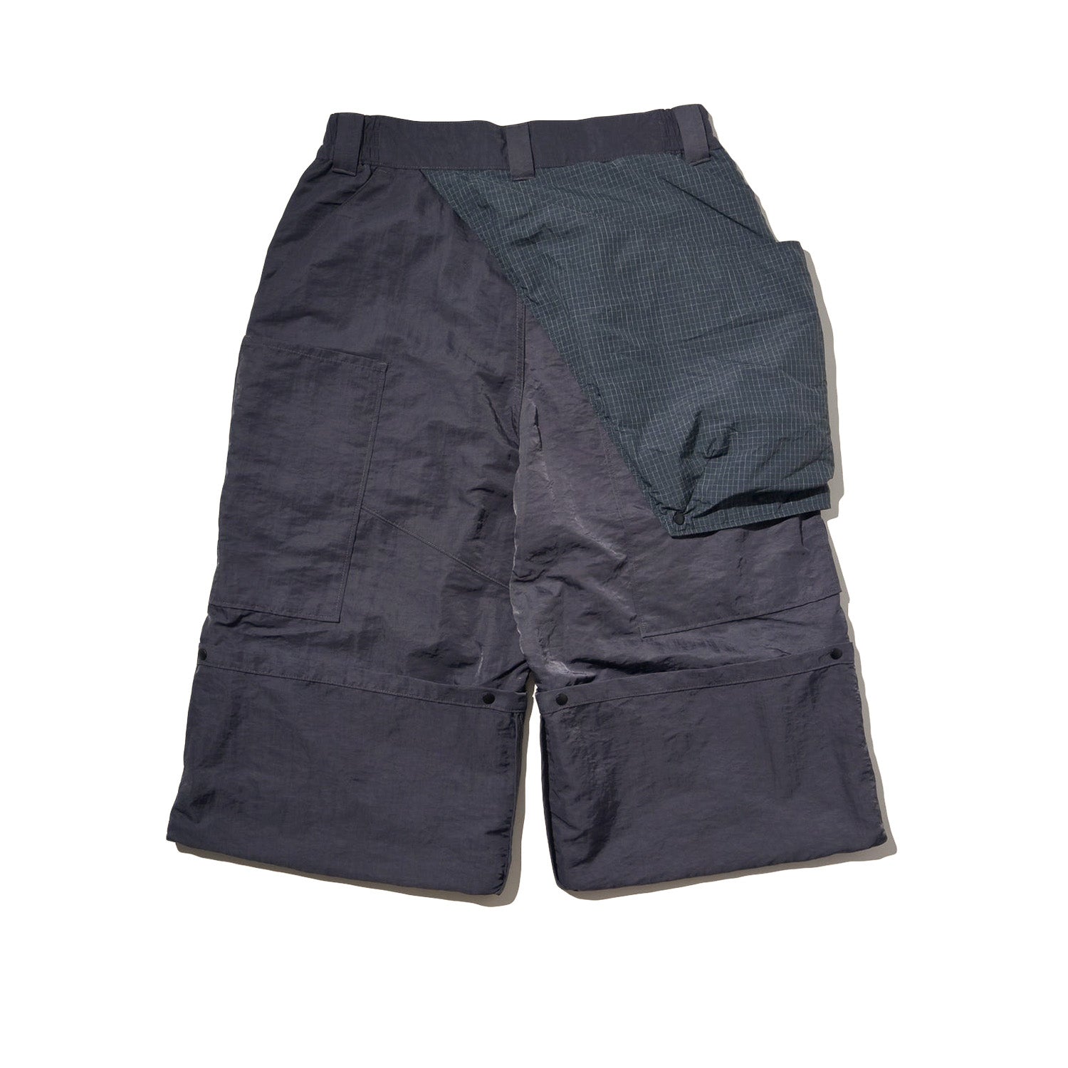 LAKH Reformed Heli-Crew Flared Pants Grey - BOTTOMS - Canada
