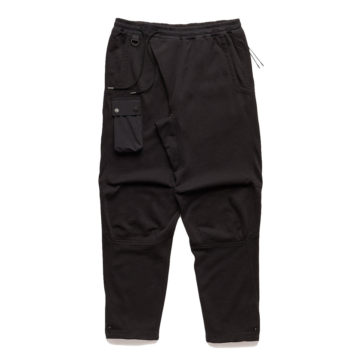 Maharishi Men Asym Articulated Sweatpants Black - BOTTOMS Canada Main image