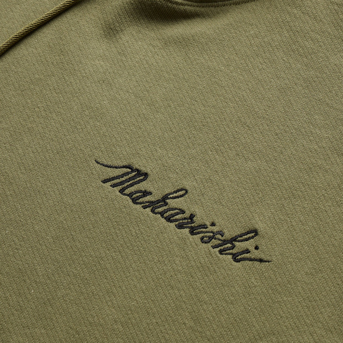 Maharishi Men Dragon Bamboo Hooded Sweater Olive - SWEATERS Canada
