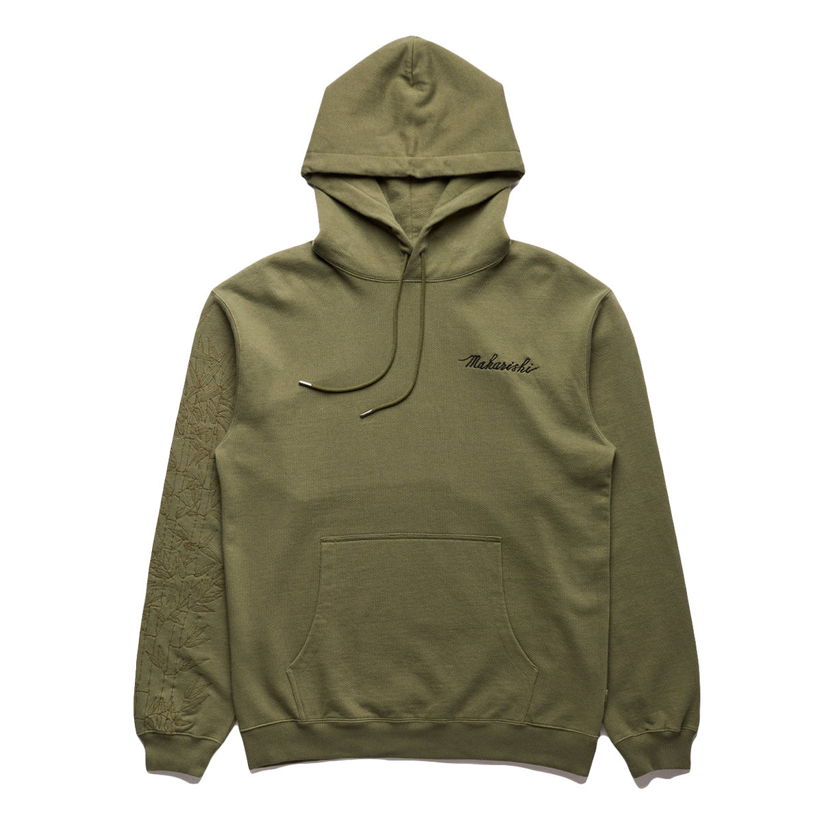 Maharishi Men Dragon Bamboo Hooded Sweater Olive - SWEATERS Canada Main image
