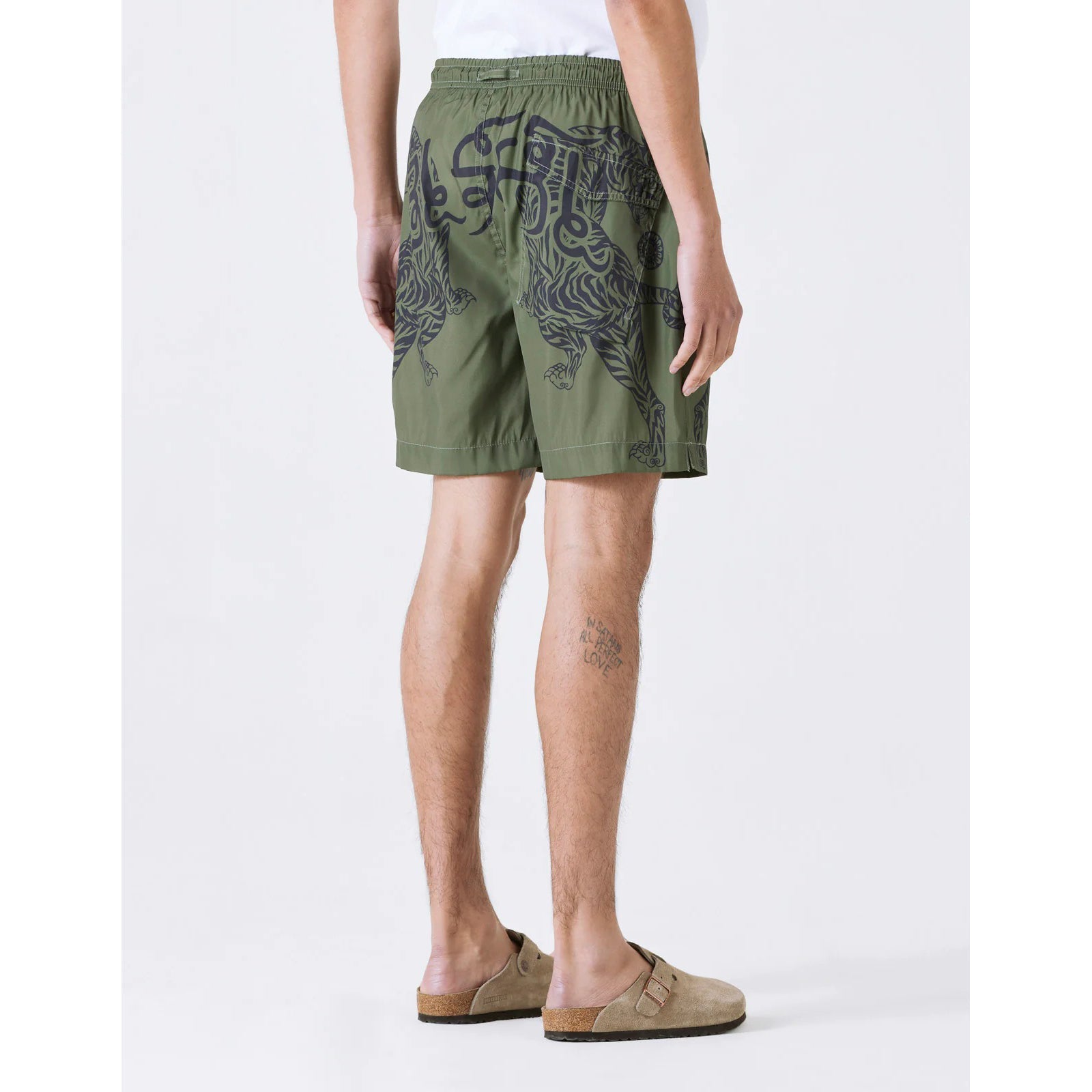 Maharishi Men Muay Thai Swim Shorts Olive M1020-OLV - T-SHIRTS - Canada