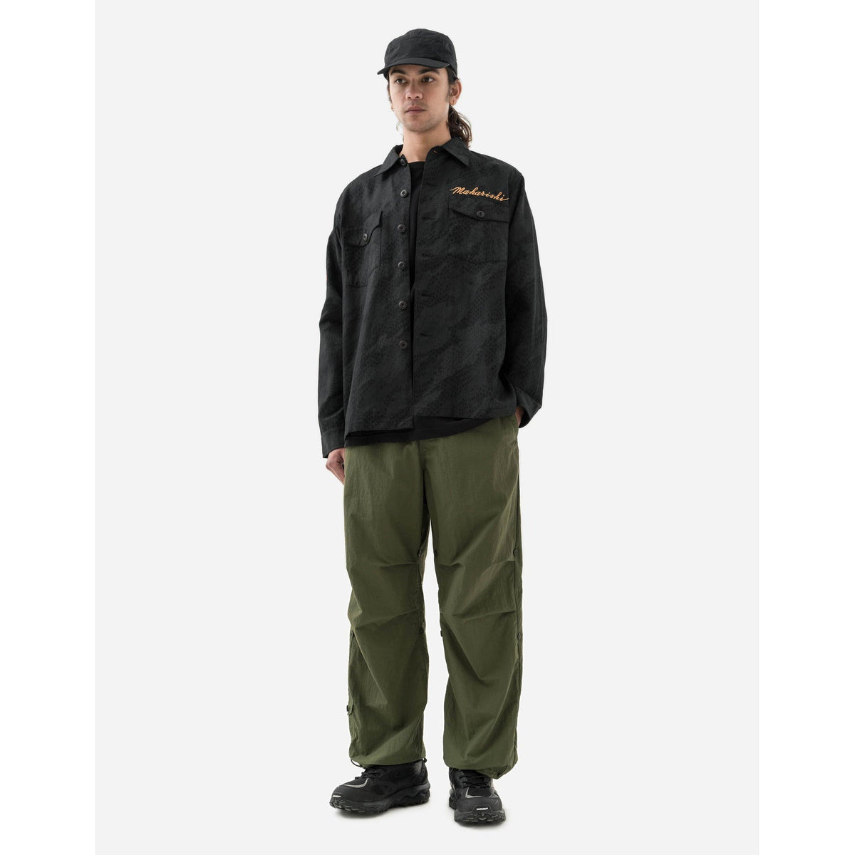 Maharishi Men Original Dragon Camo Overshirt Subdued Night - OUTERWEAR Canada