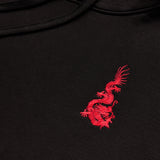Maharishi Men Original Dragon Embroidered Hoody Black - SWEATERS Canada