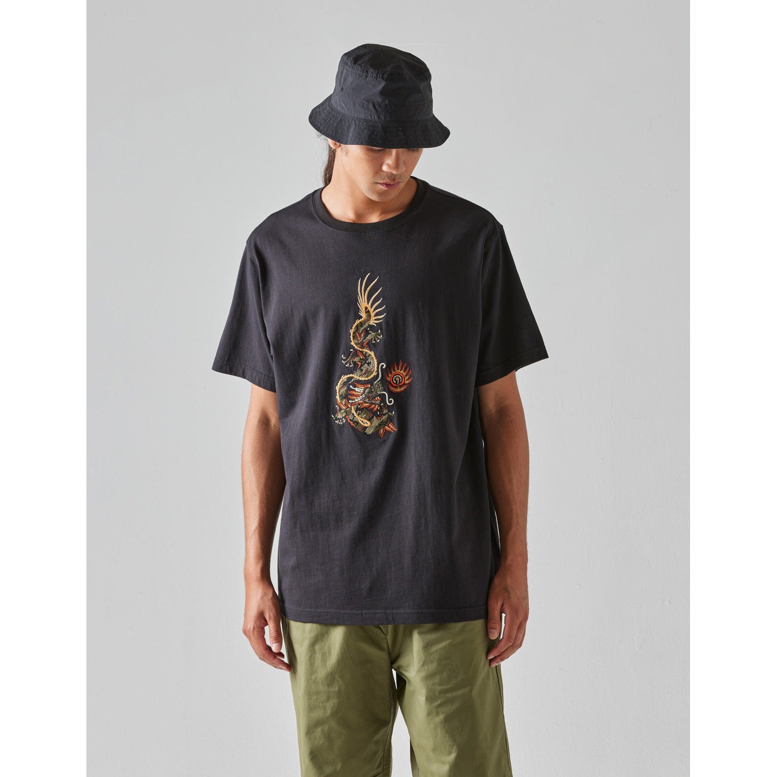 Maharishi Men Original Dragon T - Shirt relevant Black - T - SHIRTS Canada