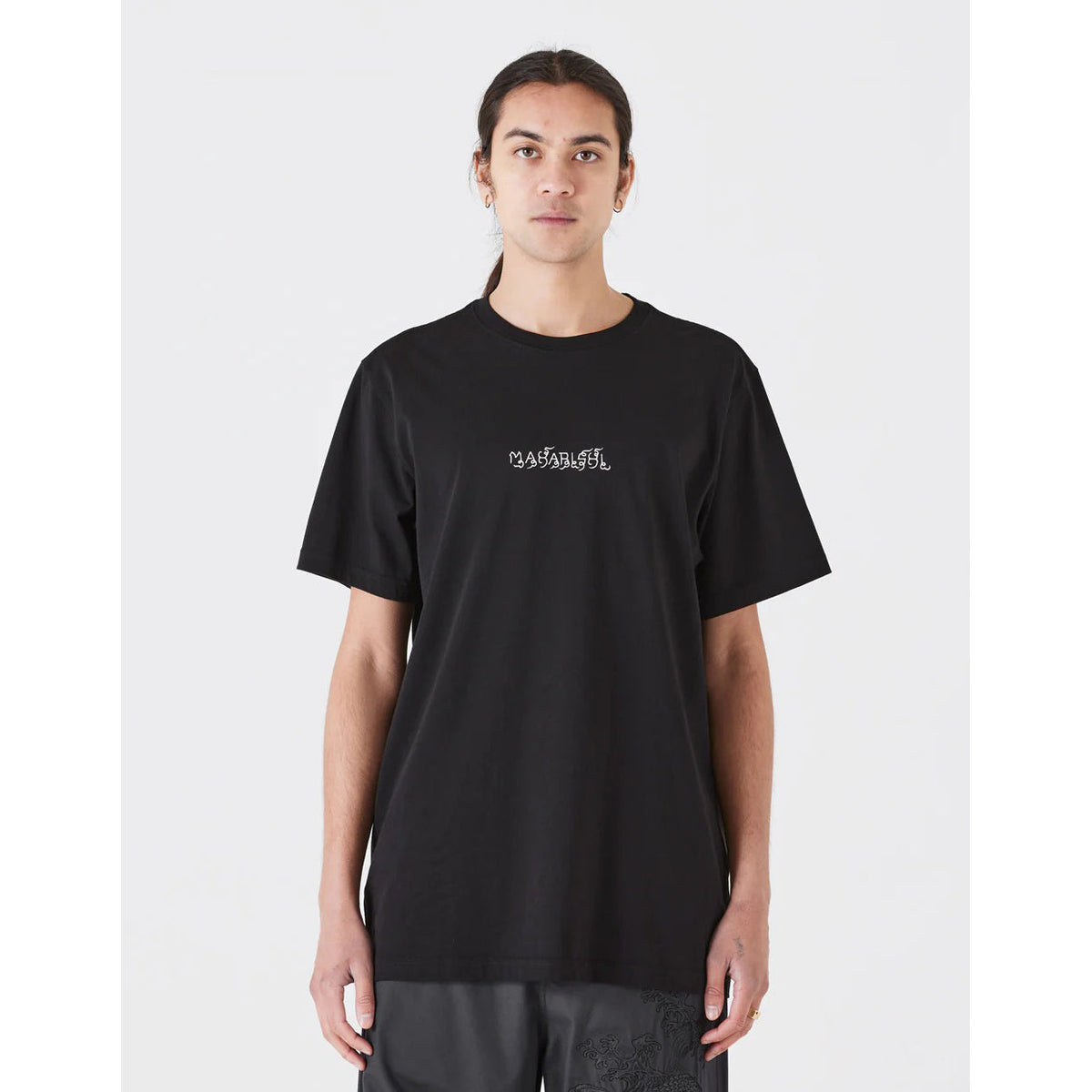 Maharishi Men Thai Script T-Shirt Black M1018-BLK - T-SHIRTS - Canada