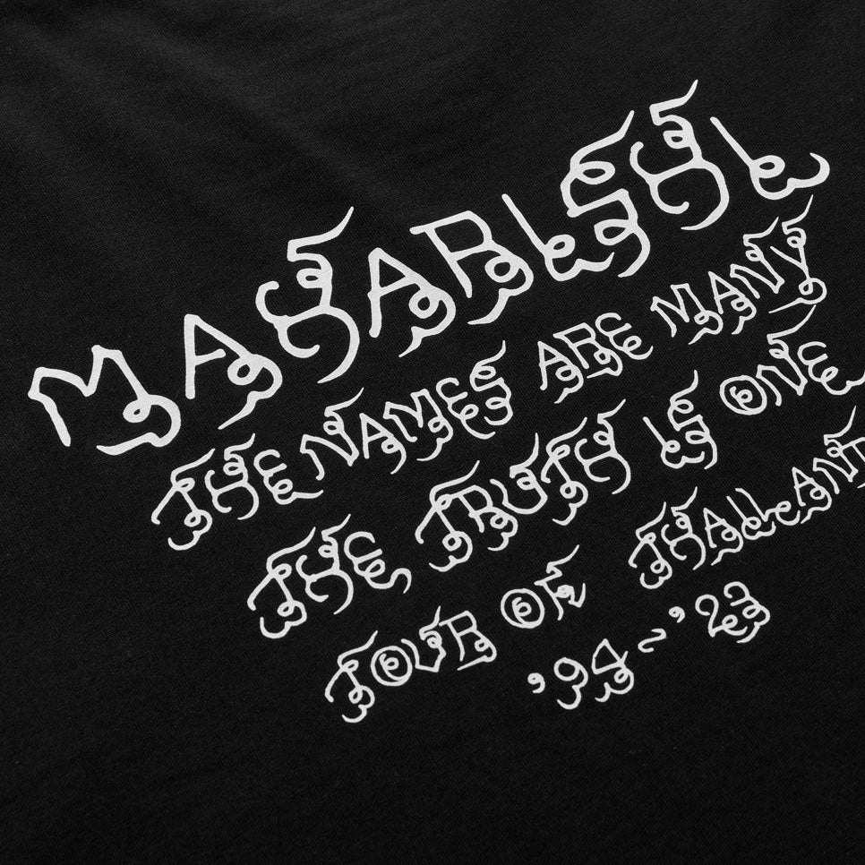 Maharishi Men Thai Script T-Shirt Black M1018-BLK