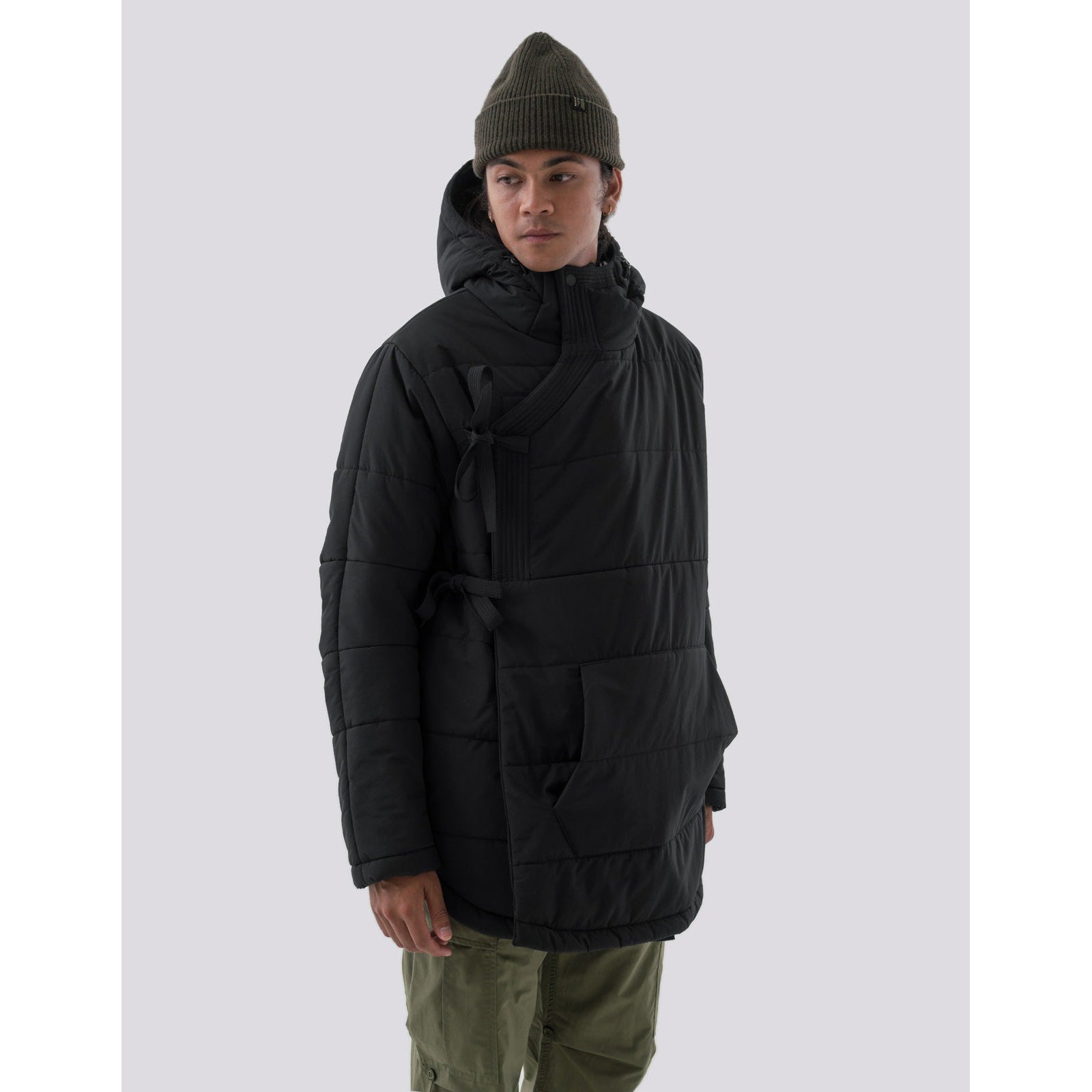 Maharishi Primaloft Padded Tech Parka Black - OUTERWEAR - Canada