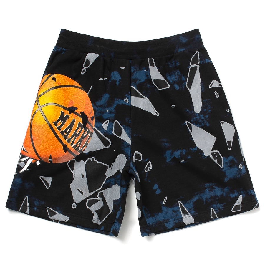 Market Men Shattered Backboard Tie-Dye Shorts Black Blue 395000241-TIE - SHORTS - Canada Main image