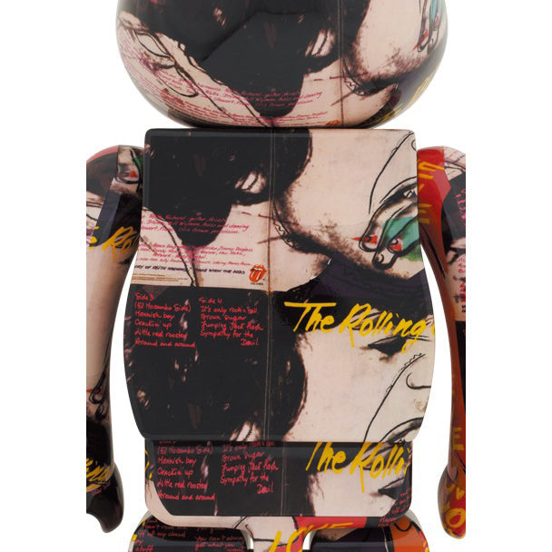 Medicom Japan Andy Warhol Rolling Stones Love You Live 1000% Bearbrick AUG229344I Secondary image
