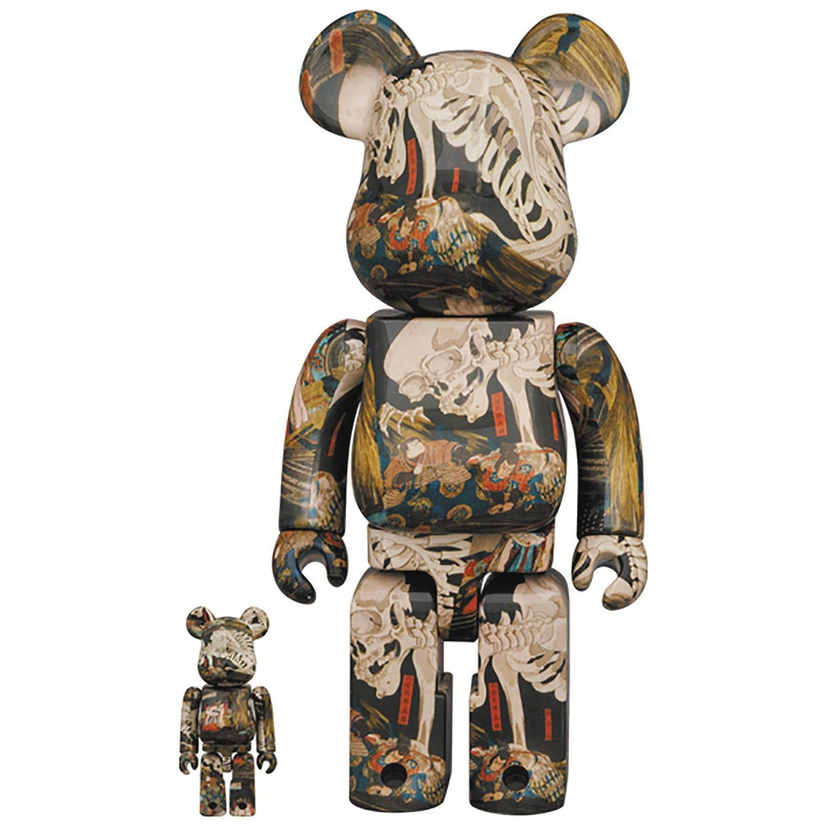 Medicom Japan Haunted Old Palace Utagawa Kuniyoshi 100% & 400% Bearbrick JUN218951I - COLLECTIBLES - Canada Main image