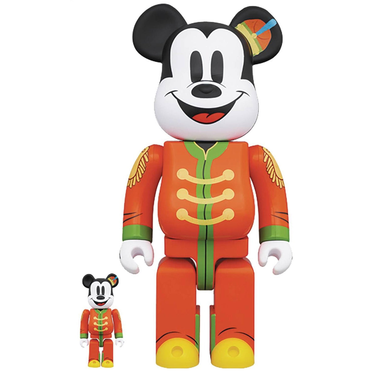 Medicom Japan Mickey Mouse Band Concert 100% & 400% Bearbrick JUL228356I - COLLECTIBLES - Canada Main image