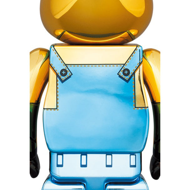 Medicom Japan Minions Kevin Chrome 100% & 400% Bearbrick JUL228358I Secondary image