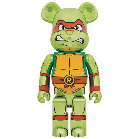 Medicom Japan TMNT Raphael Chrome 1000% Bearbrick AUG229368I - COLLECTIBLES - Canada