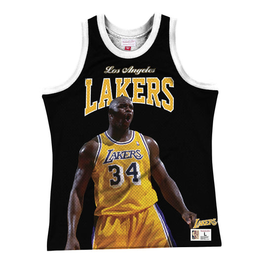 Mitchell & Ness NBA Los Angeles Lakers Shaquille O’Neal Tank Black MSTK19048LALKSO - TANK TOPS - Canada