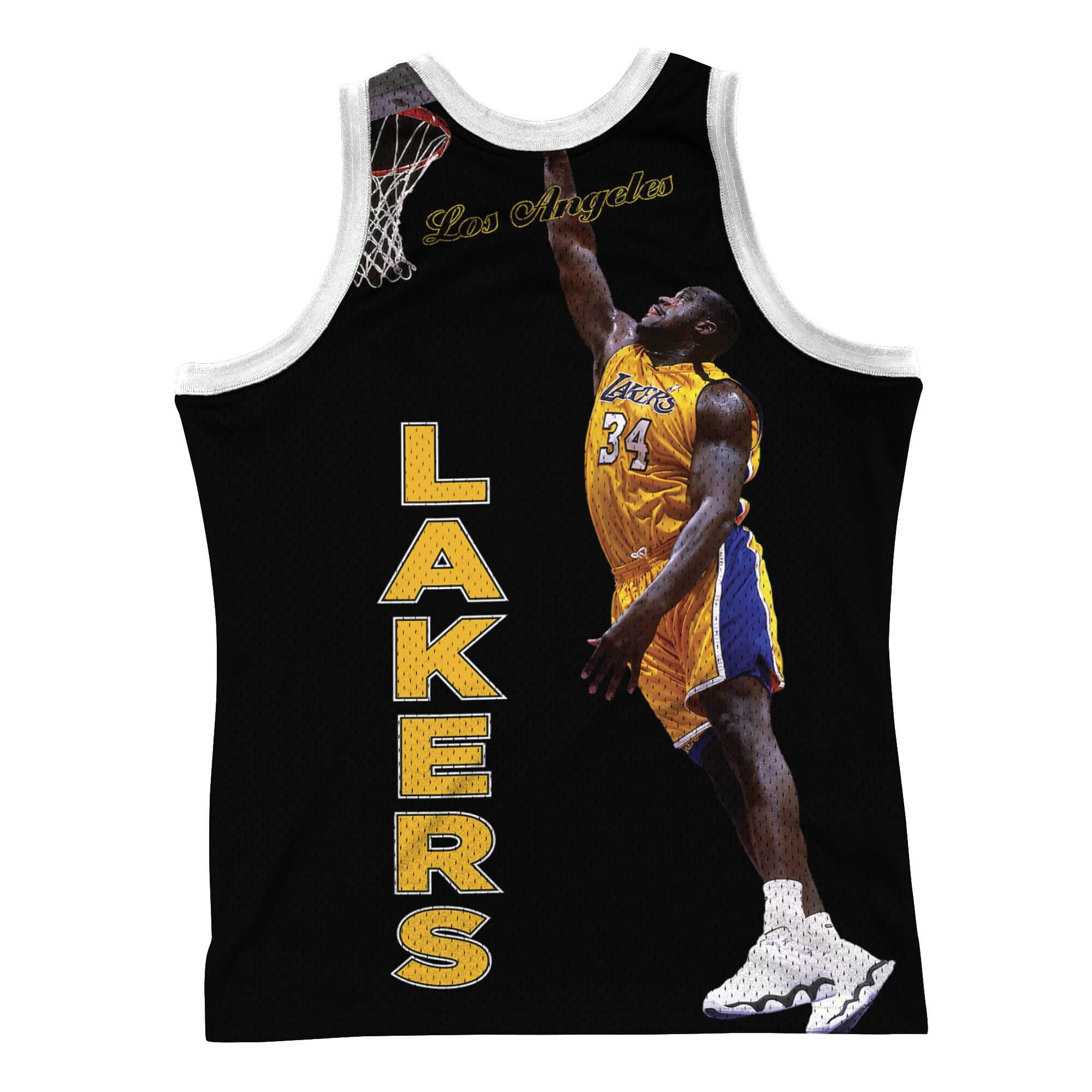 Mitchell & Ness NBA Los Angeles Lakers Shaquille O'Neal Tank Black MSTK19048LALKSO Secondary image