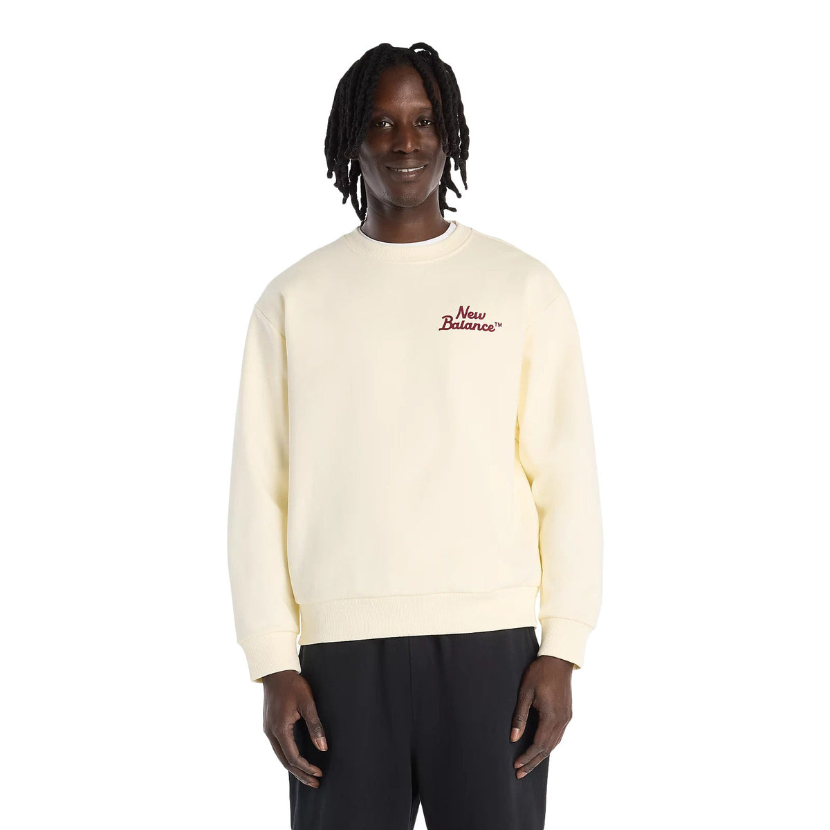 New Balance LNY Crew Sweatshirt Angora - TOPS - Canada Main image